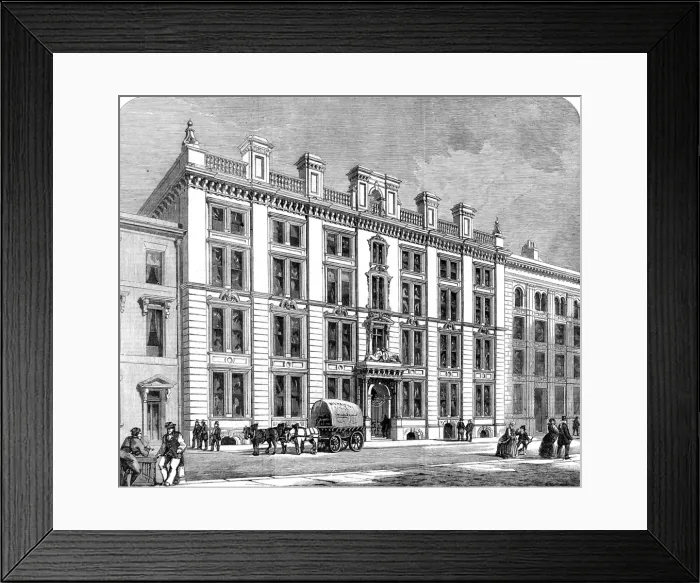 Framed Print : Offices and Sales-Rooms, Mincing Lane, London, 1860 Framed Print : Offices and Sales-Rooms, Mincing Lane, London, 1860