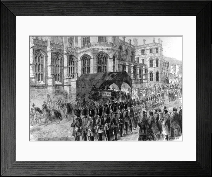 Framed Print : Funeral of Prince Albert Framed Print : Funeral of Prince Albert