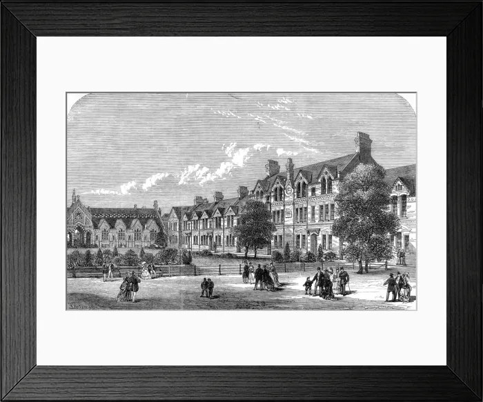 Framed Print : Spurgeons Orphanage, Stockwell, 1869 Framed Print : Spurgeons Orphanage, Stockwell, 1869