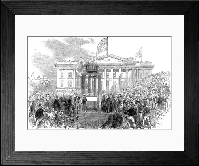 Framed Print : Prince Albert at a public engagement in Liverpool Framed Print : Prince Albert at a public engagement in Liverpool