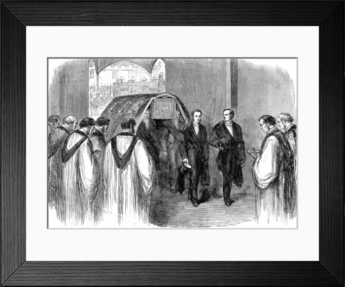 Framed Print : Funeral of Prince Albert Framed Print : Funeral of Prince Albert