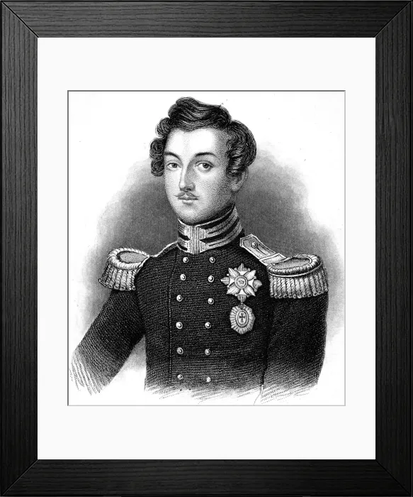 Framed Print : Portrait of Prince Albert as a young man Framed Print : Portrait of Prince Albert as a young man