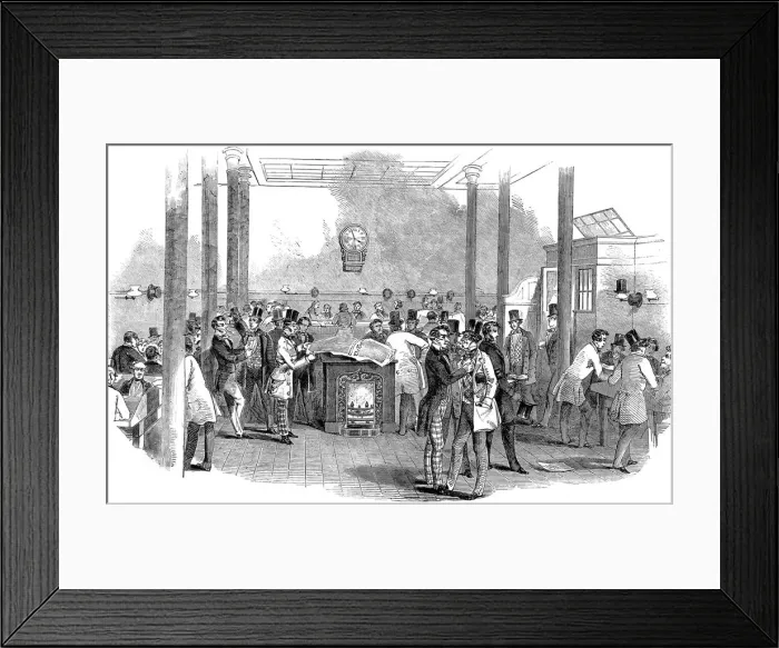 Framed Print : The Clearing House, Lombard Street, London, 1847 Framed Print : The Clearing House, Lombard Street, London, 1847