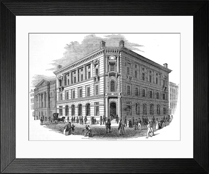 Framed Print : The Sun Fire Office, London, 1842