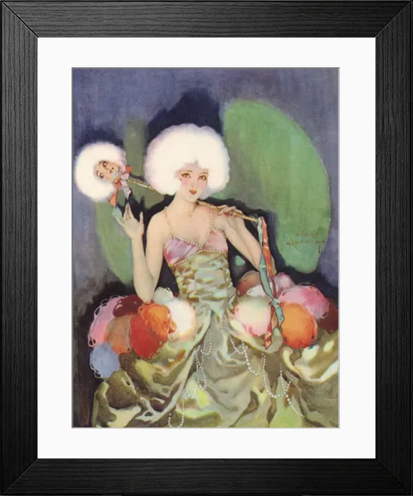Framed Print : Fuzzywigs. Illustration by Elsie Harding, a regular contributor to the Framed Print : Fuzzywigs. Illustration by Elsie Harding, a regular contributor to the