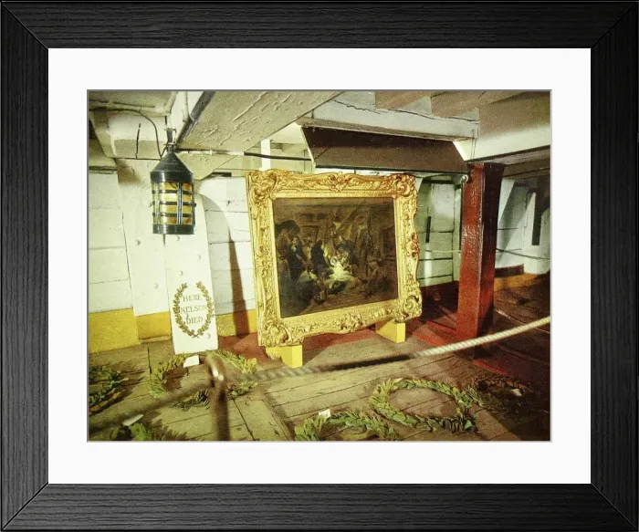 Framed Print : The cockpit where Nelson died in H. M. S. Victory Framed Print : The cockpit where Nelson died in H. M. S. Victory