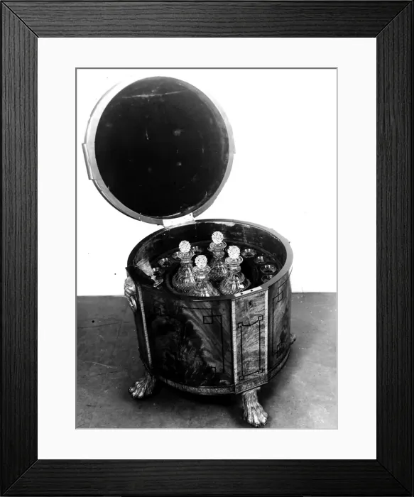 Framed Print : Admiral Nelsons mahogany cellorette Framed Print : Admiral Nelsons mahogany cellorette