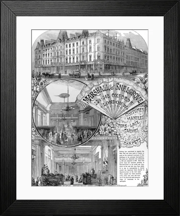 Framed Print : Marshall & Snelgrove Department Store, 1884