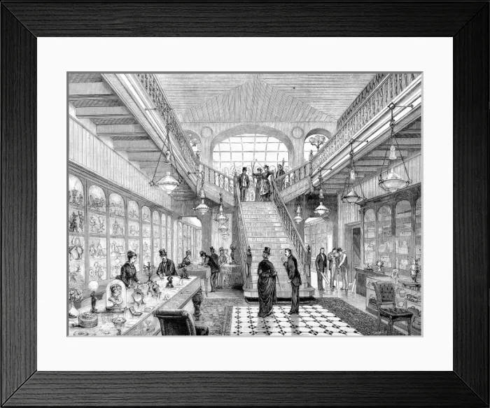 Framed Print : Asser and Sherwins Archery and Cricket Repository, London Framed Print : Asser and Sherwins Archery and Cricket Repository, London