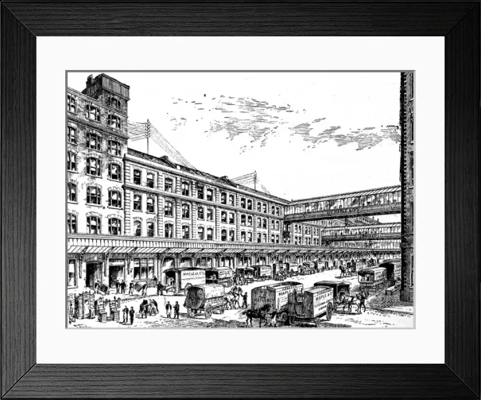 Framed Print : Maple & Company Show Rooms, London, 1893 Framed Print : Maple & Company Show Rooms, London, 1893
