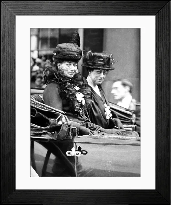 Framed Print : Queen Alexandra and Princess Victoria Framed Print : Queen Alexandra and Princess Victoria