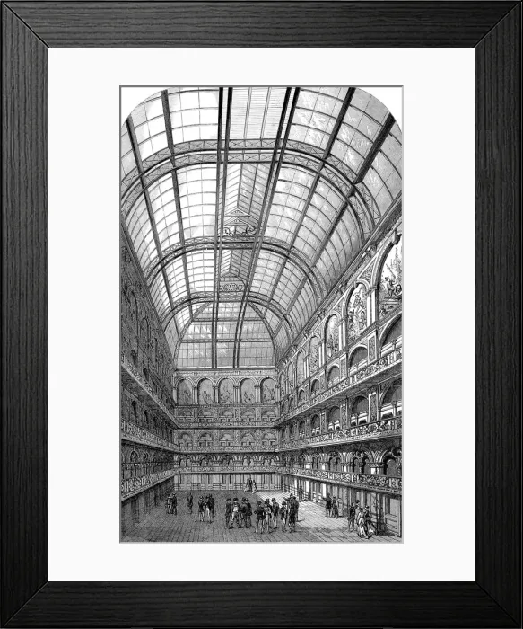 Framed Print : The Hop and Malt Exchange, London, 1867 Framed Print : The Hop and Malt Exchange, London, 1867