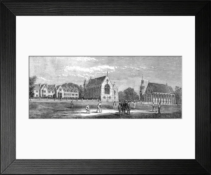Framed Print : Clifton College, Bristol, 1867 Framed Print : Clifton College, Bristol, 1867