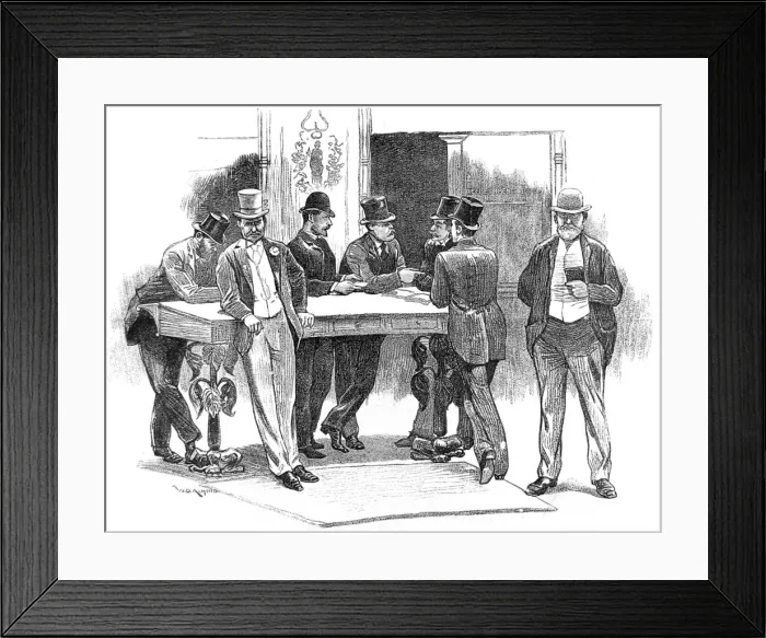 Framed Print : Traders doing business at the Coal Exchange, London, 1890 Framed Print : Traders doing business at the Coal Exchange, London, 1890