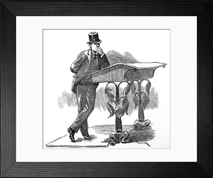 Framed Print : A Trader waiting for the Coal Exchange to open, 1849 Framed Print : A Trader waiting for the Coal Exchange to open, 1849