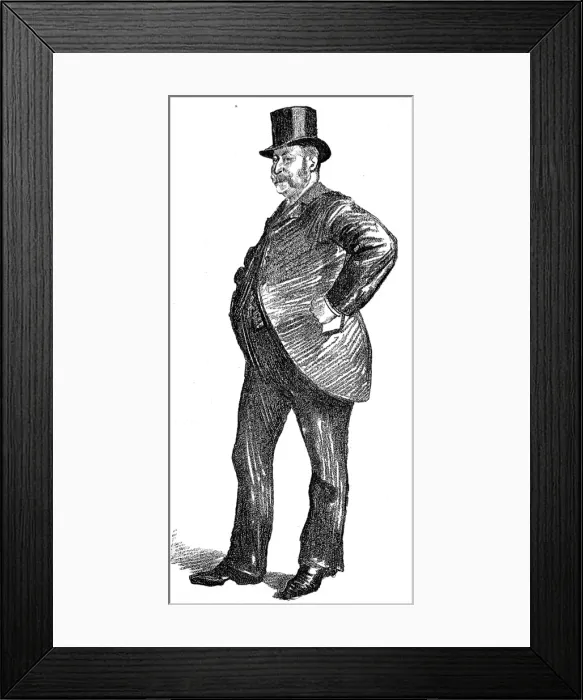 Framed Print : A Happy London Coal Exchange Trader, 1890 Framed Print : A Happy London Coal Exchange Trader, 1890