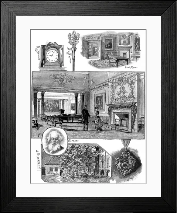 Framed Print : Scenes at the Stationers Company, London, 1884 Framed Print : Scenes at the Stationers Company, London, 1884