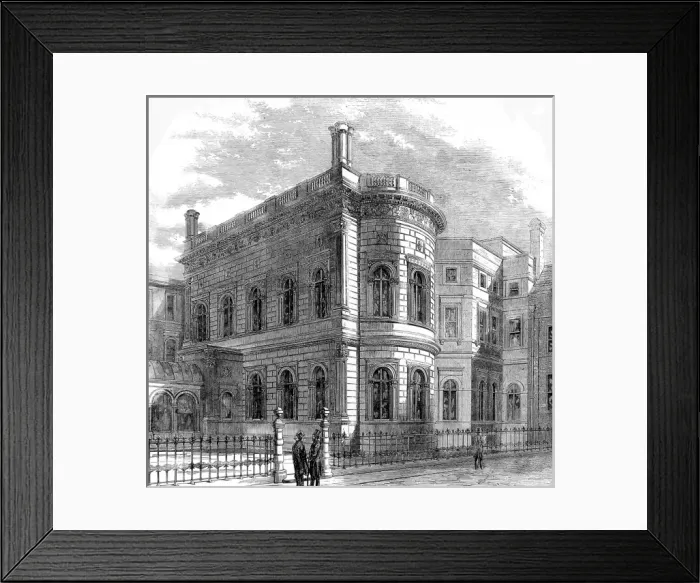 Framed Print : Clothworkers Company Hall, London, 1859 Framed Print : Clothworkers Company Hall, London, 1859