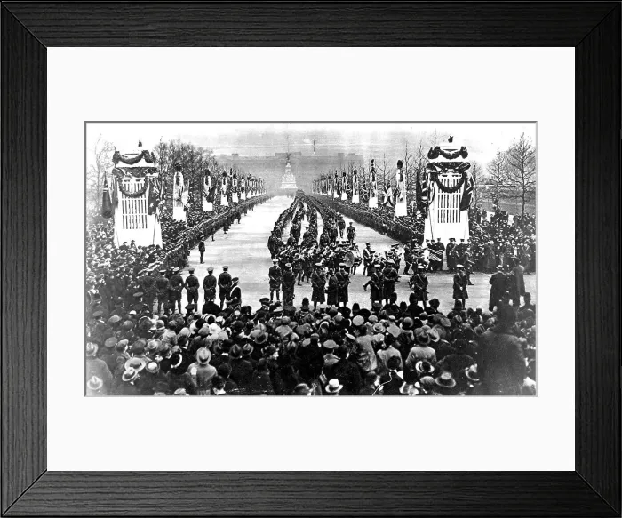 Framed Print : The Procession of the Guards up the Mall, 1919 Framed Print : The Procession of the Guards up the Mall, 1919