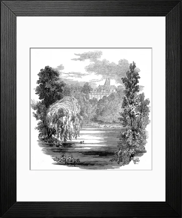 Framed Print : The Garden Pavilion, Buckingham Palace Grounds, 1846