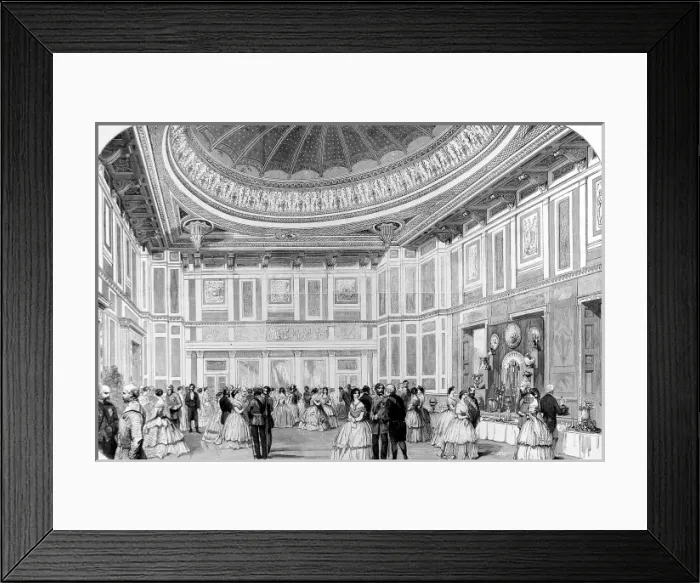 Framed Print : The State Refreshment Room, Buckingham Palace, 1857 Framed Print : The State Refreshment Room, Buckingham Palace, 1857