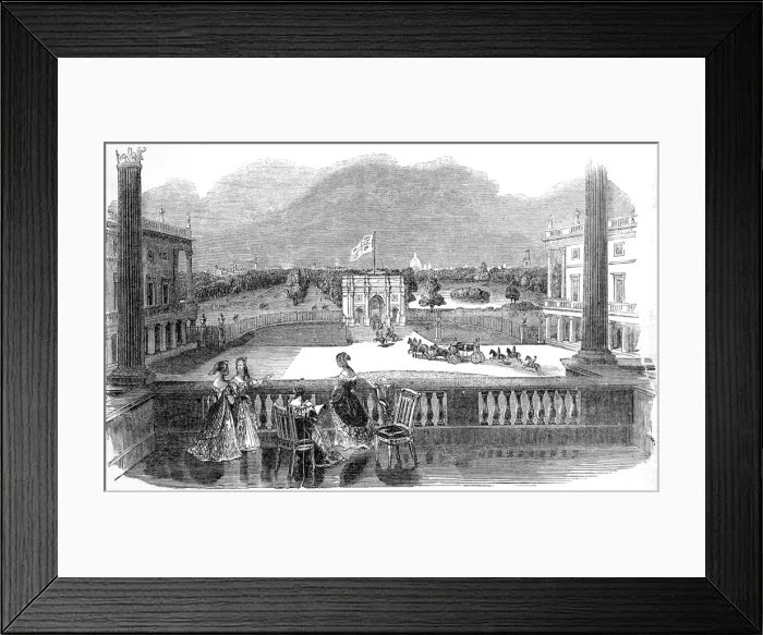 Framed Print : London, viewed from Buckingham Palace, 1842