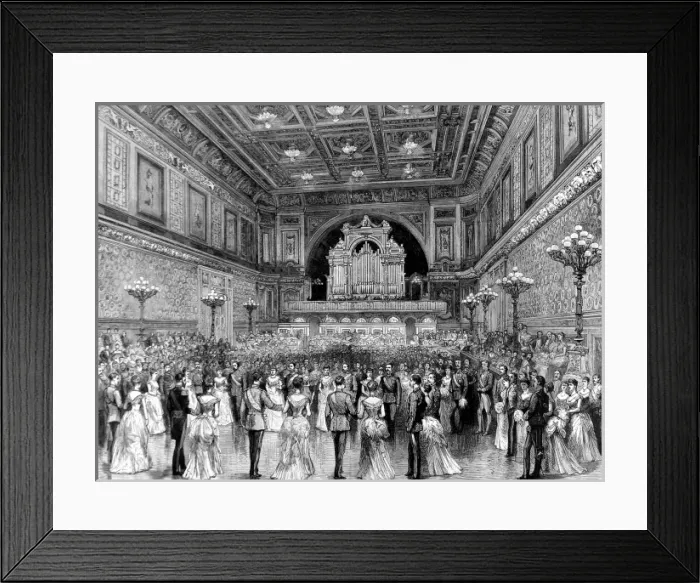 Framed Print : The Ball Room, Buckingham Palace, 1887 Framed Print : The Ball Room, Buckingham Palace, 1887