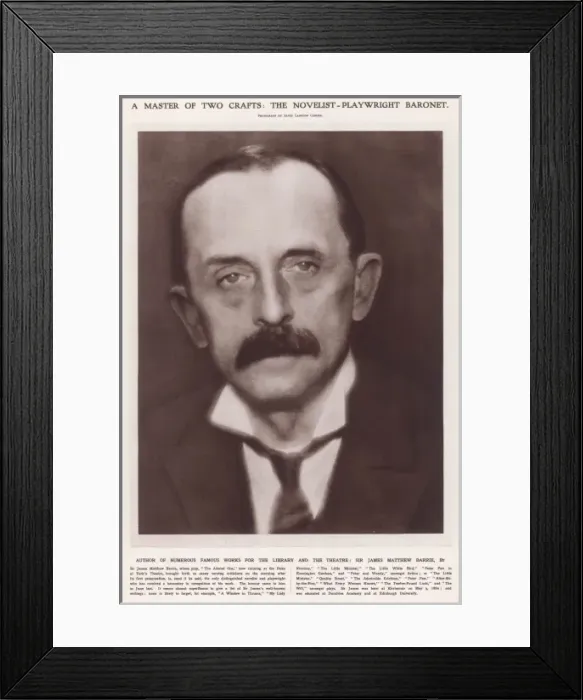 Framed Print : J. M. Barrie Framed Print : J. M. Barrie
