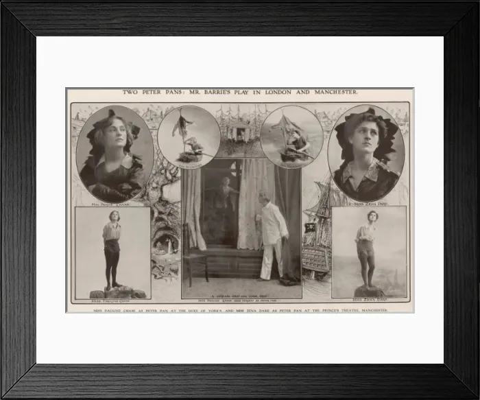 Framed Print : Mr Barries play in London and Manchester