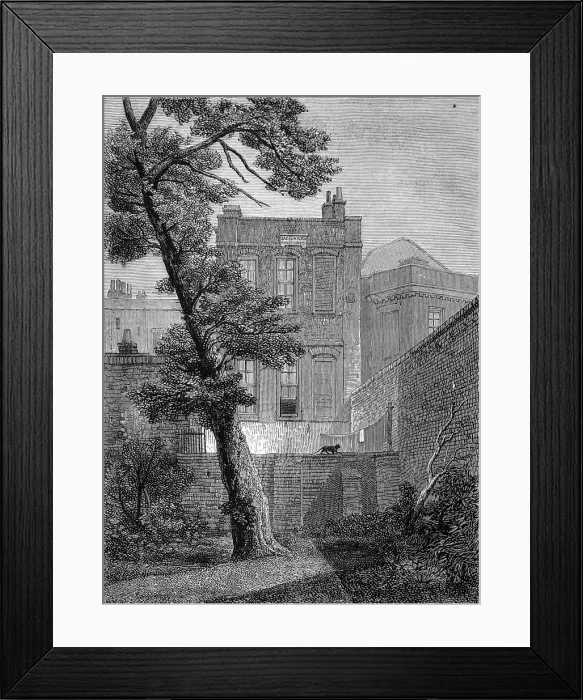 Framed Print : 19 York Street, Westminster, 1848