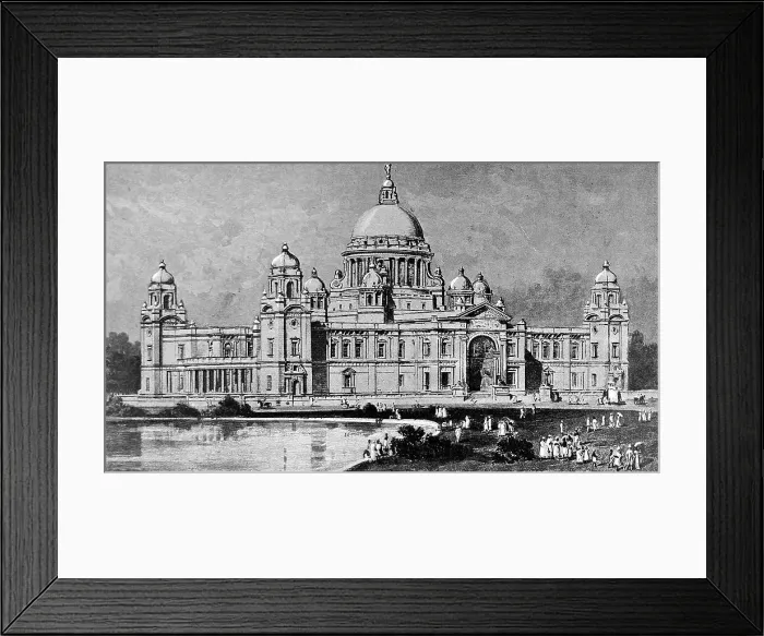 Framed Print : Design for the All India Queen Victoria Memorial Hall, Calcu Framed Print : Design for the All India Queen Victoria Memorial Hall, Calcu