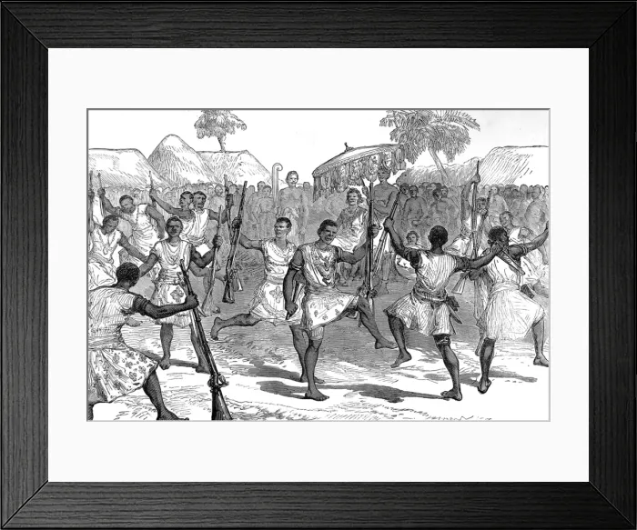 Framed Print : The Ashanti War (1873-74) - Ashanti War Dance Framed Print : The Ashanti War (1873-74) - Ashanti War Dance