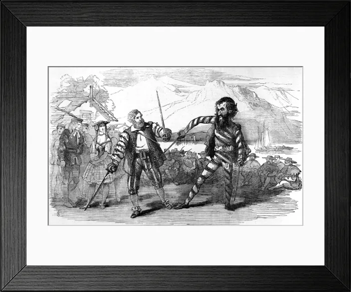Framed Print : William Tell Pantomime, 1856 Framed Print : William Tell Pantomime, 1856