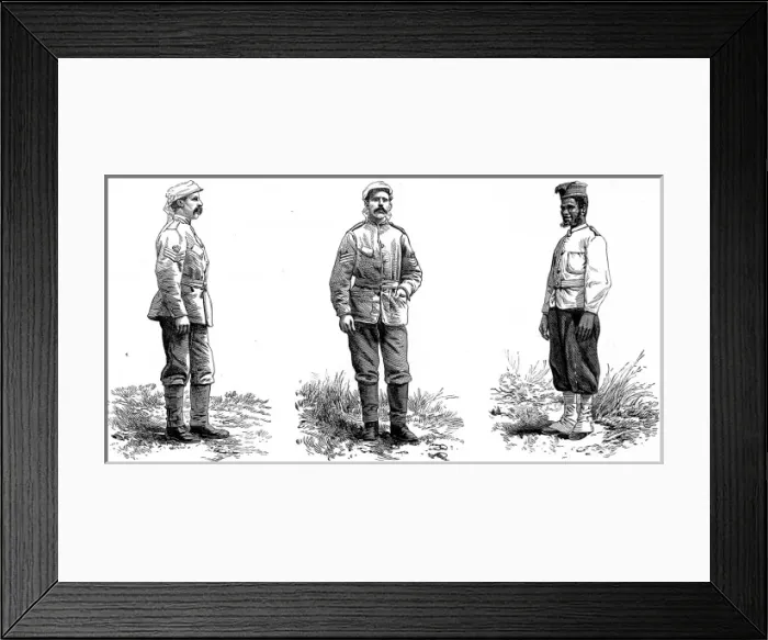 Framed Print : The Ashanti War (1873-74) - Uniform for the soldiers of Framed Print : The Ashanti War (1873-74) - Uniform for the soldiers of