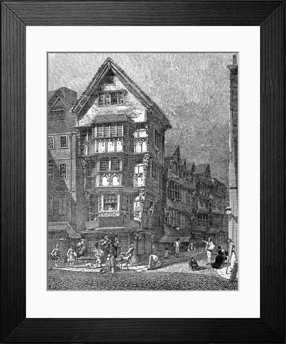 Framed Print : Isaac Waltons House, Chancery Lane, London Framed Print : Isaac Waltons House, Chancery Lane, London