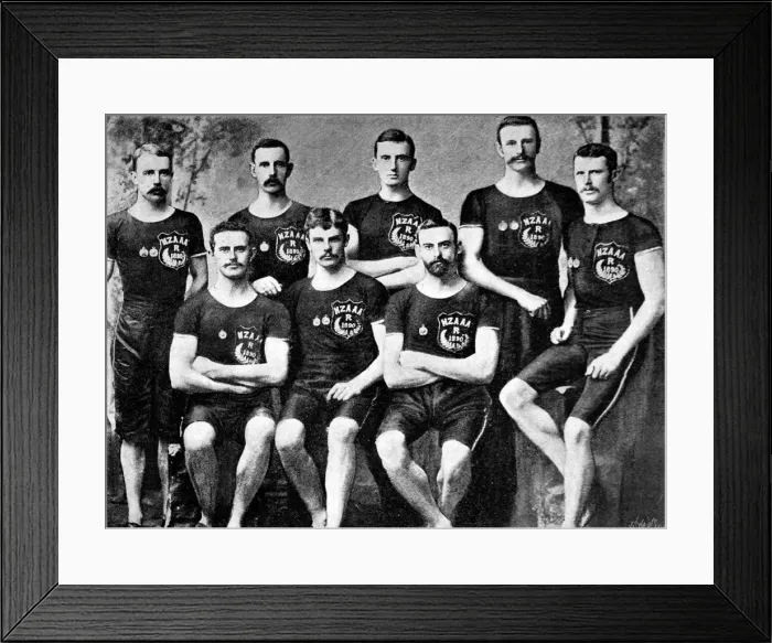 Framed Print : The New Zealand Amateur Athletic Team, 1890 Framed Print : The New Zealand Amateur Athletic Team, 1890