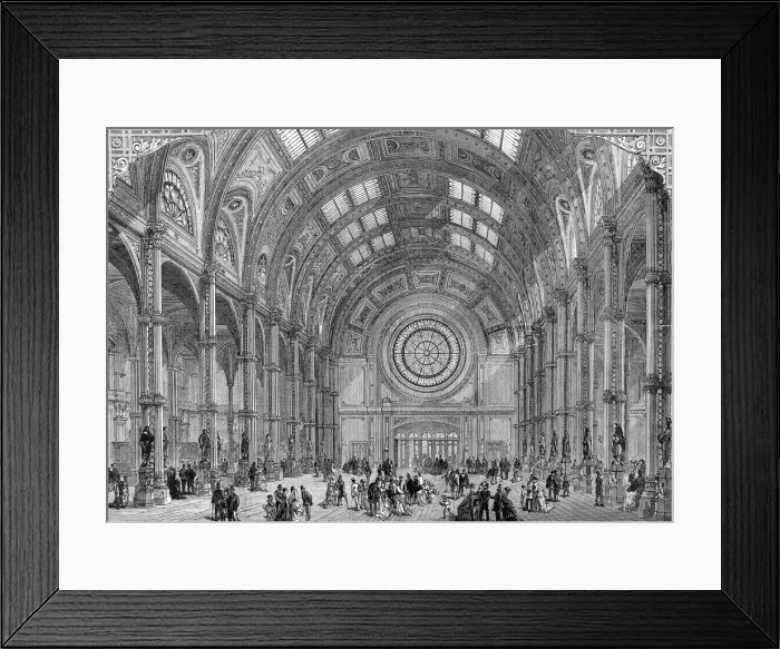 Framed Print : The Central Hall, Alexandra Palace, 1875 Framed Print : The Central Hall, Alexandra Palace, 1875