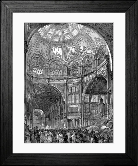 Framed Print : The Opening of the Alexandra Palace, London, 1873
