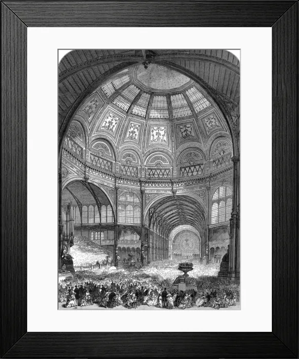 Framed Print : The Opening of the Alexandra Palace, London, 1873