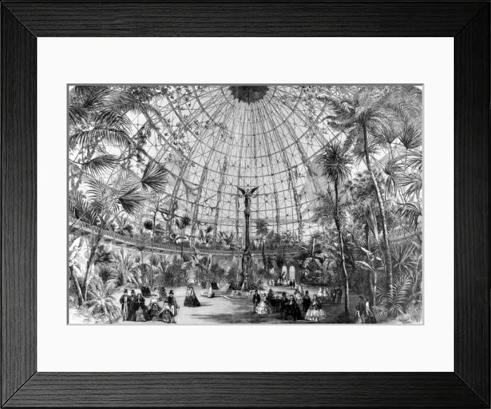 Framed Print : Design for a winter garden at Alexandra Palace, 1859 Framed Print : Design for a winter garden at Alexandra Palace, 1859
