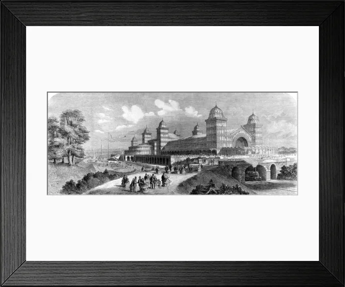 Framed Print : Design for the Alexandra Palace, London, 1860 Framed Print : Design for the Alexandra Palace, London, 1860