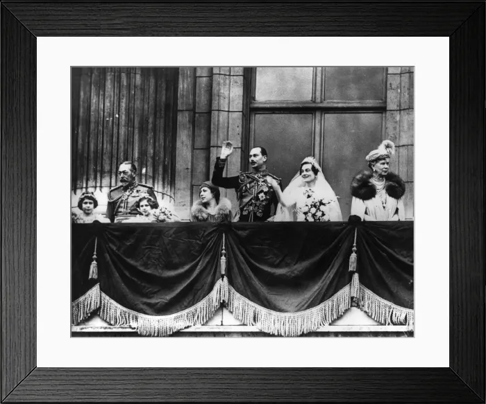 Framed Print : The wedding of the Duke and Duchess of Gloucester Framed Print : The wedding of the Duke and Duchess of Gloucester