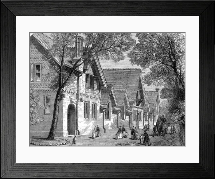 Framed Print : The Elephant House, London Zoo, 1869 Framed Print : The Elephant House, London Zoo, 1869
