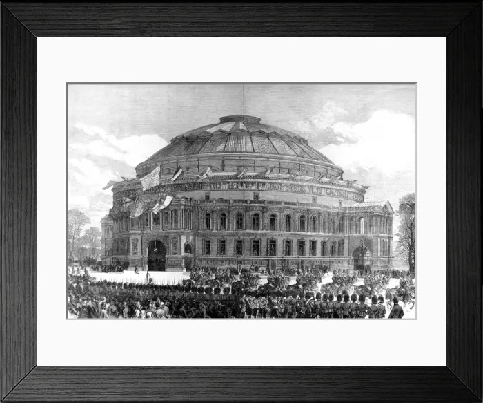 Framed Print : The Opening of the Royal Albert Hall, London, 1871 Framed Print : The Opening of the Royal Albert Hall, London, 1871