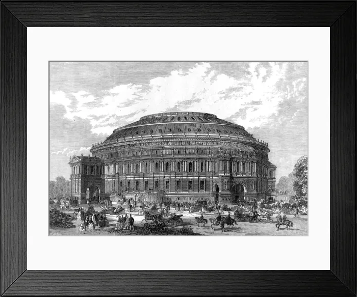 Framed Print : The Royal Albert Hall, London, 1867 Framed Print : The Royal Albert Hall, London, 1867
