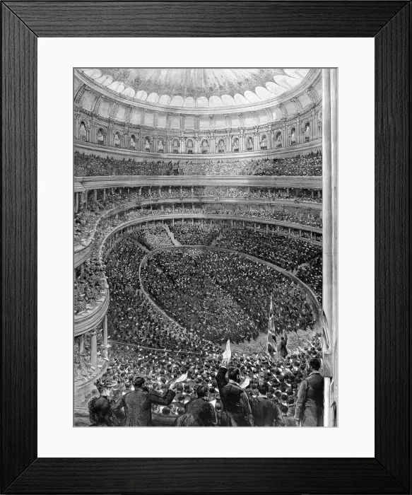 Framed Print : The Irish Loyalist Demonstration at the Royal Albert Hall, 1 Framed Print : The Irish Loyalist Demonstration at the Royal Albert Hall, 1