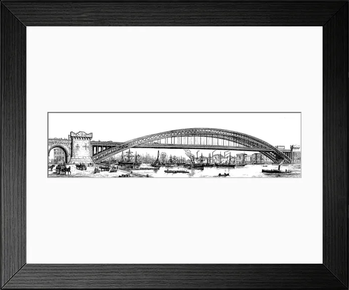 Framed Print : Proposed Bridge near the Tower of London, 1878 Framed Print : Proposed Bridge near the Tower of London, 1878