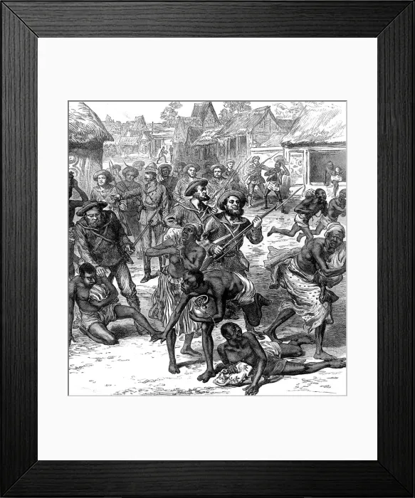 Framed Print : The Ashanti War (1873-74) - Naval Brigade in Kumasi Framed Print : The Ashanti War (1873-74) - Naval Brigade in Kumasi