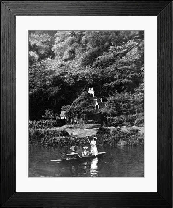Framed Print : Cliveden Reach, River Thames, 1908