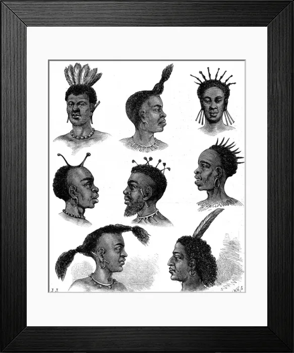 Framed Print : Natives of Ugogo, East Central Africa, 1874 Framed Print : Natives of Ugogo, East Central Africa, 1874